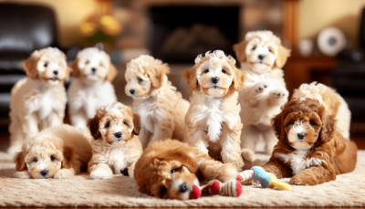 Photo of a variety of Teddy Bear puppies